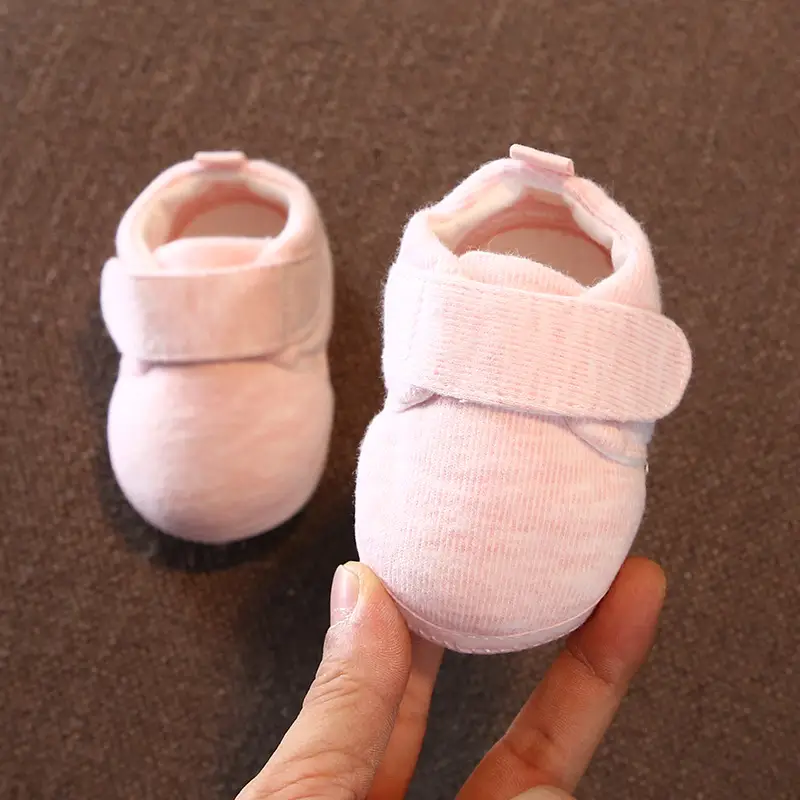 White Velcro Baby Shoes for 1 Year Old - Image 5