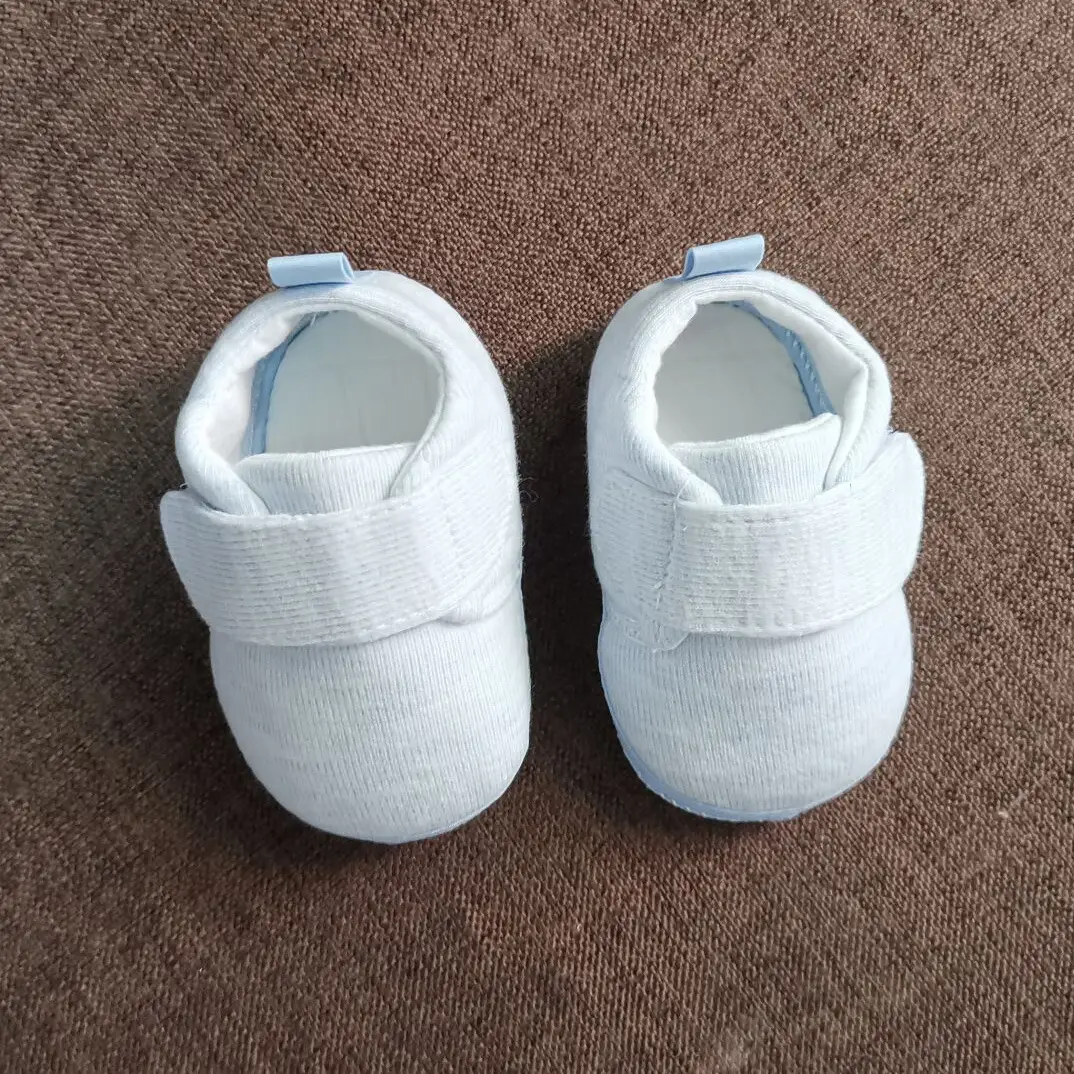 White Velcro Baby Shoes for 1 Year Old - Image 6