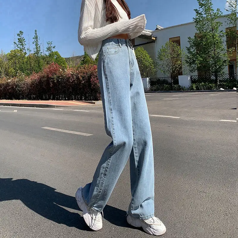 Korean Style Wide Leg High Waist Pants for Women - Image 9