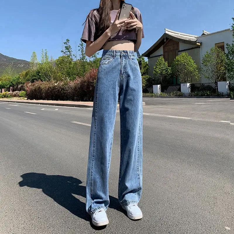 Korean Style Wide Leg High Waist Pants for Women - Image 2