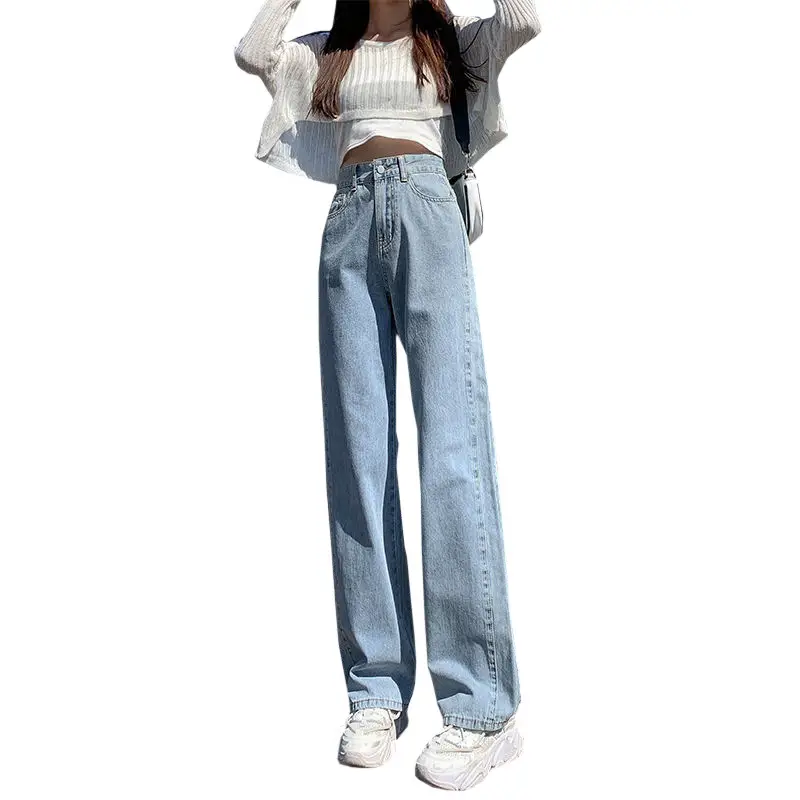 Korean Style Wide Leg High Waist Pants for Women - Image 10