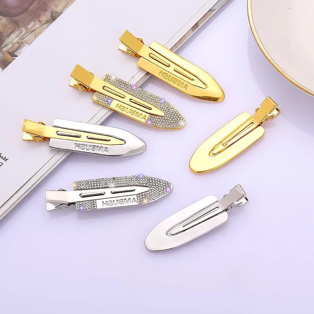 Korean Hairpins with Red Duck Bill Clips for Makeup & Bangs