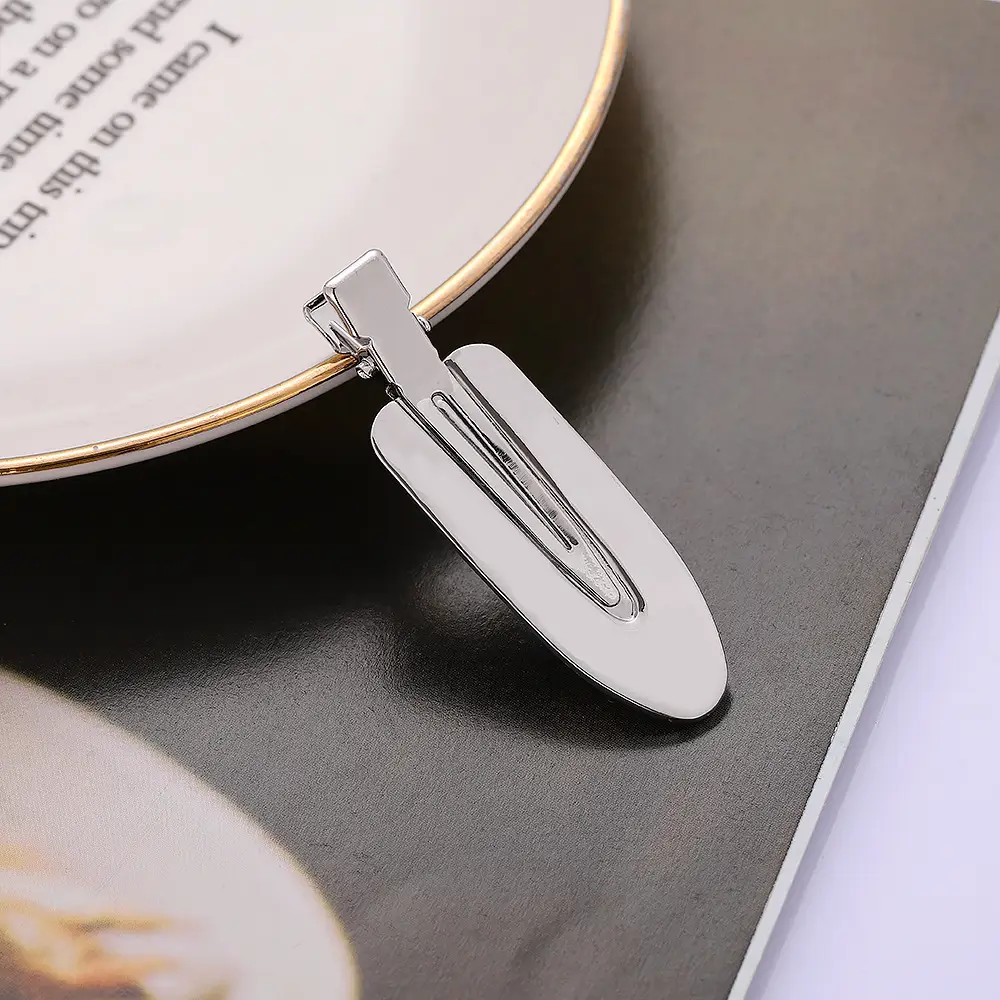 Korean Hairpins with Red Duck Bill Clips for Makeup & Bangs