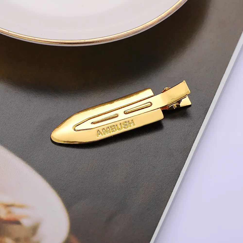 Korean Hairpins with Red Duck Bill Clips for Makeup & Bangs