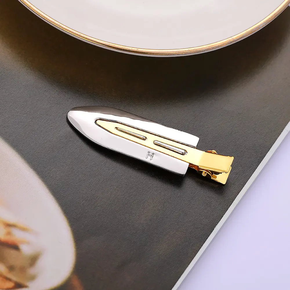 Korean Hairpins with Red Duck Bill Clips for Makeup & Bangs