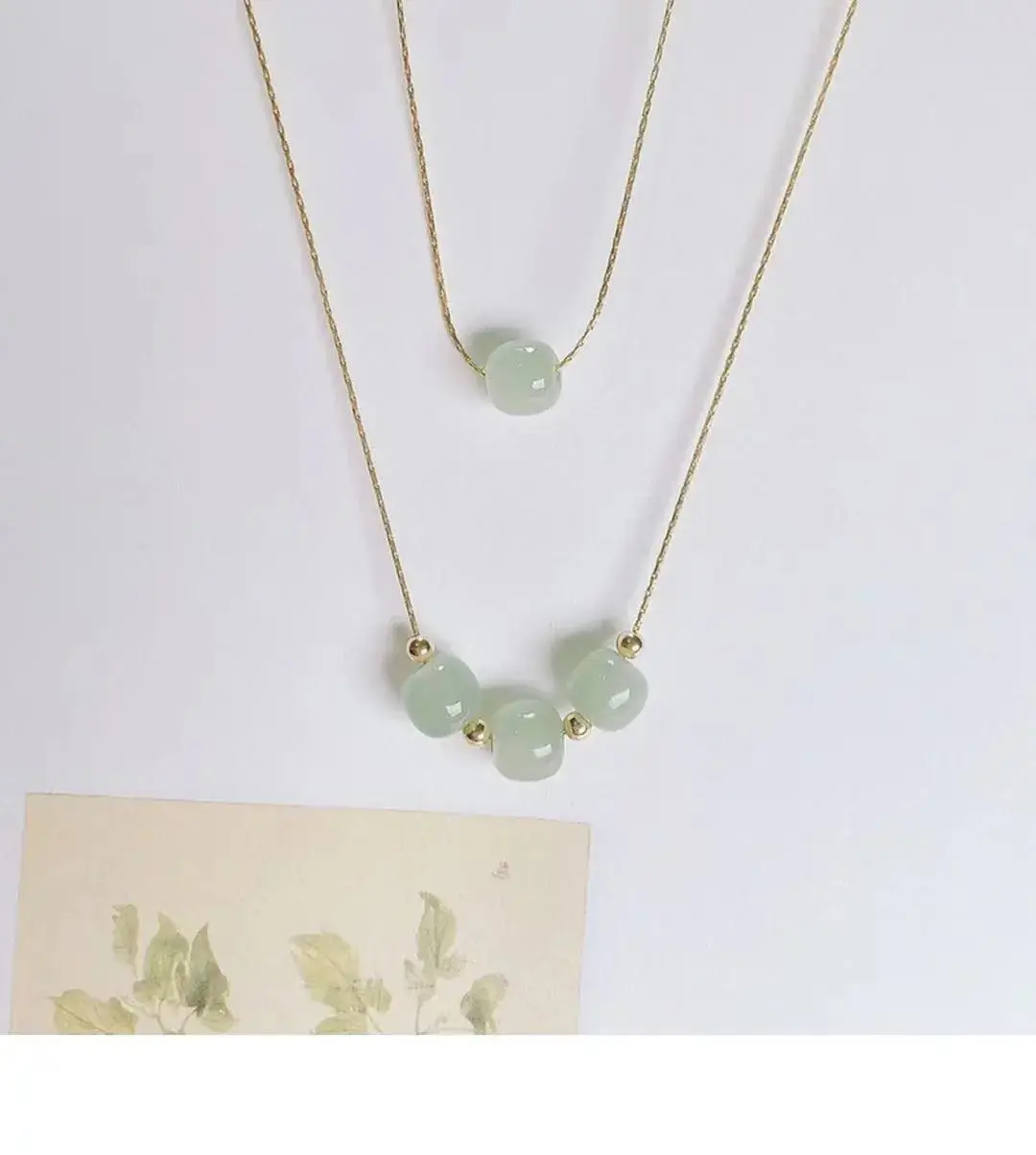 Guan Yu 18K Gold Hetian Jade Pendant Necklace — feature 14