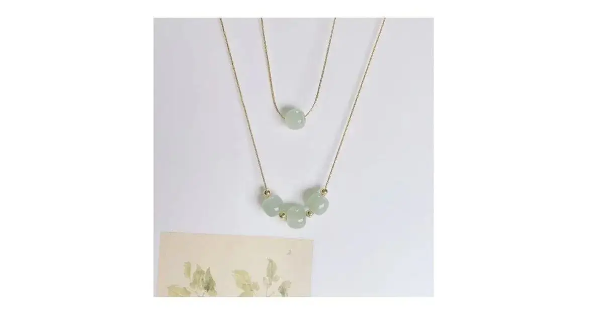 Guan Yu 18K Gold Hetian Jade Pendant Necklace — feature 5