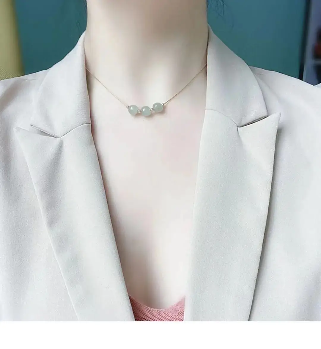 Guan Yu 18K Gold Hetian Jade Pendant Necklace — feature 8