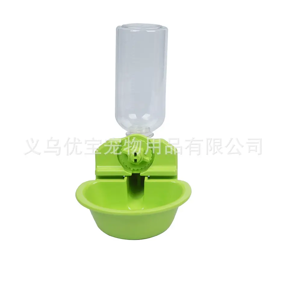 Hanging non-wet mouth bowl drinker kettle dog drinker automatic water feeding hanging cage cat pet supplies