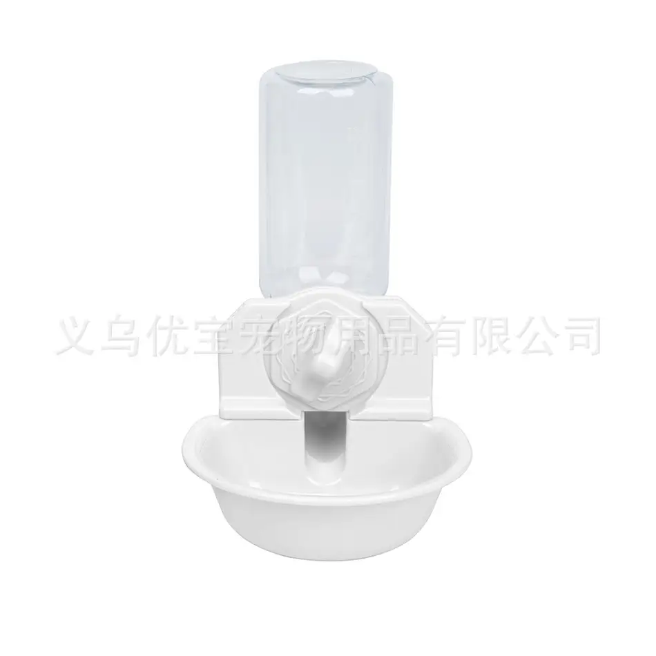 Hanging non-wet mouth bowl drinker kettle dog drinker automatic water feeding hanging cage cat pet supplies