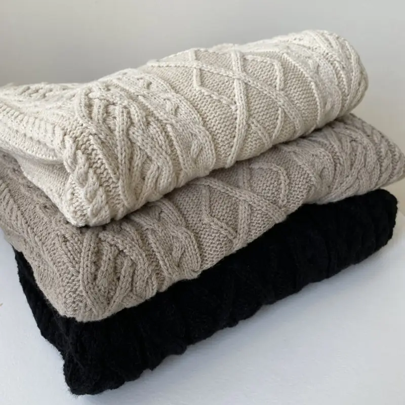 Korean Style Knitted Vest for Baby Girls White - Image 5