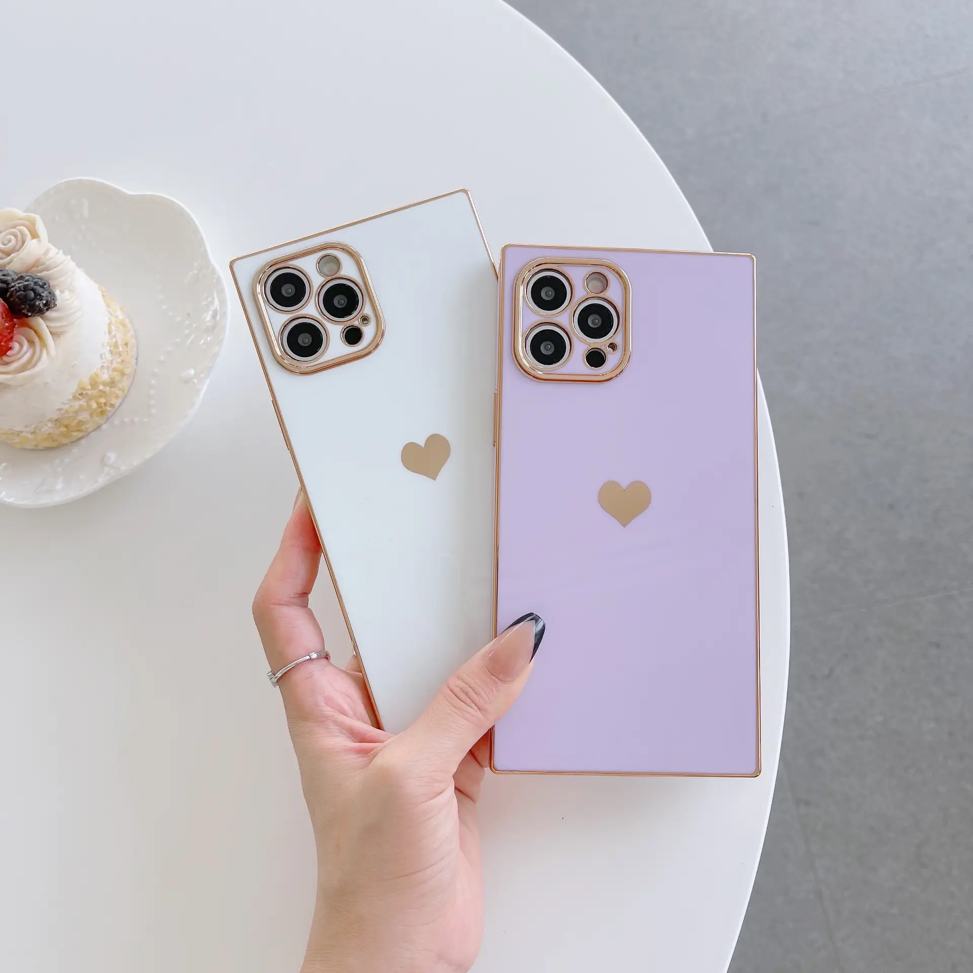 Yellow Apple 16Promax Phone Case with Love Design - Image 11