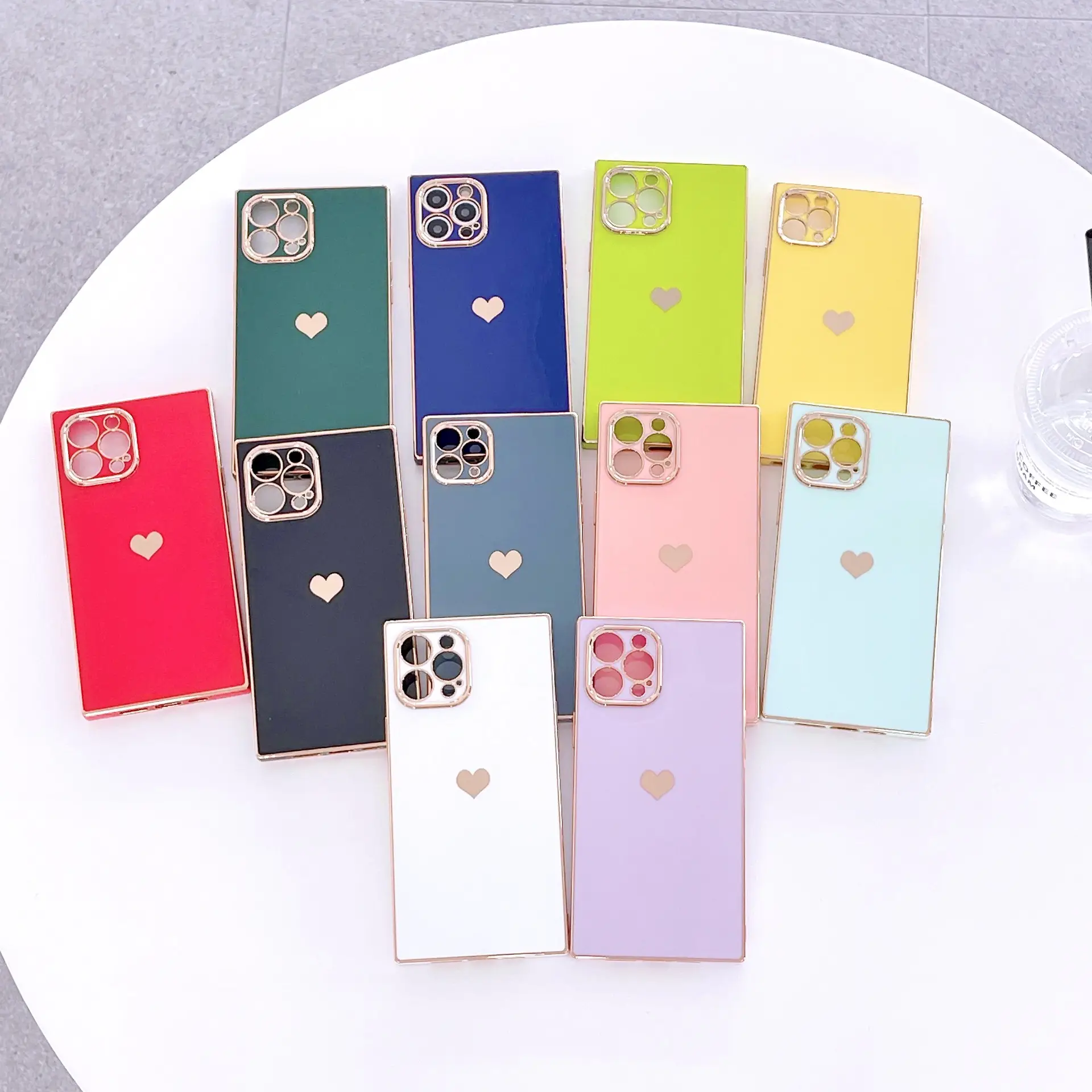 Yellow Apple 16Promax Phone Case with Love Design - Image 14