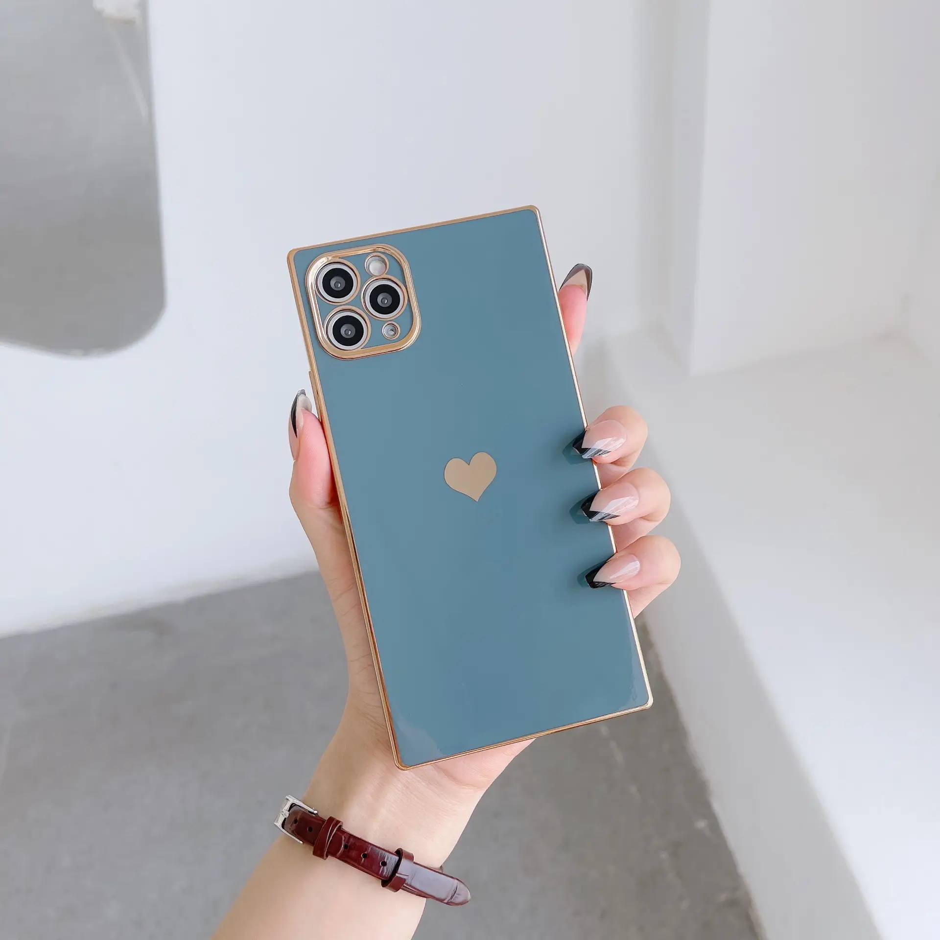 Yellow Apple 16Promax Phone Case with Love Design - Image 7