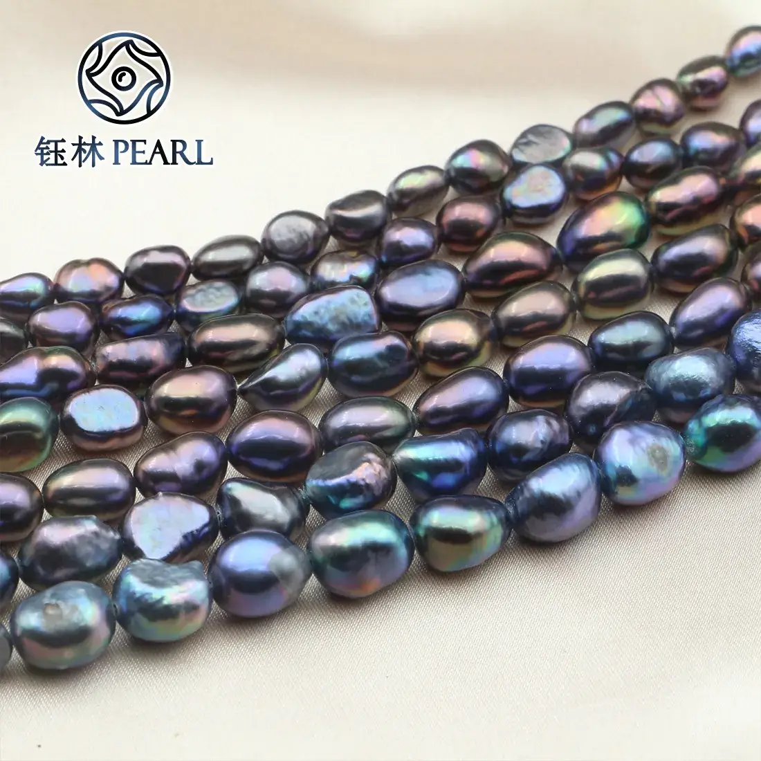 Freshwater Pearl Baroque Necklace with Light Holes - Image 4