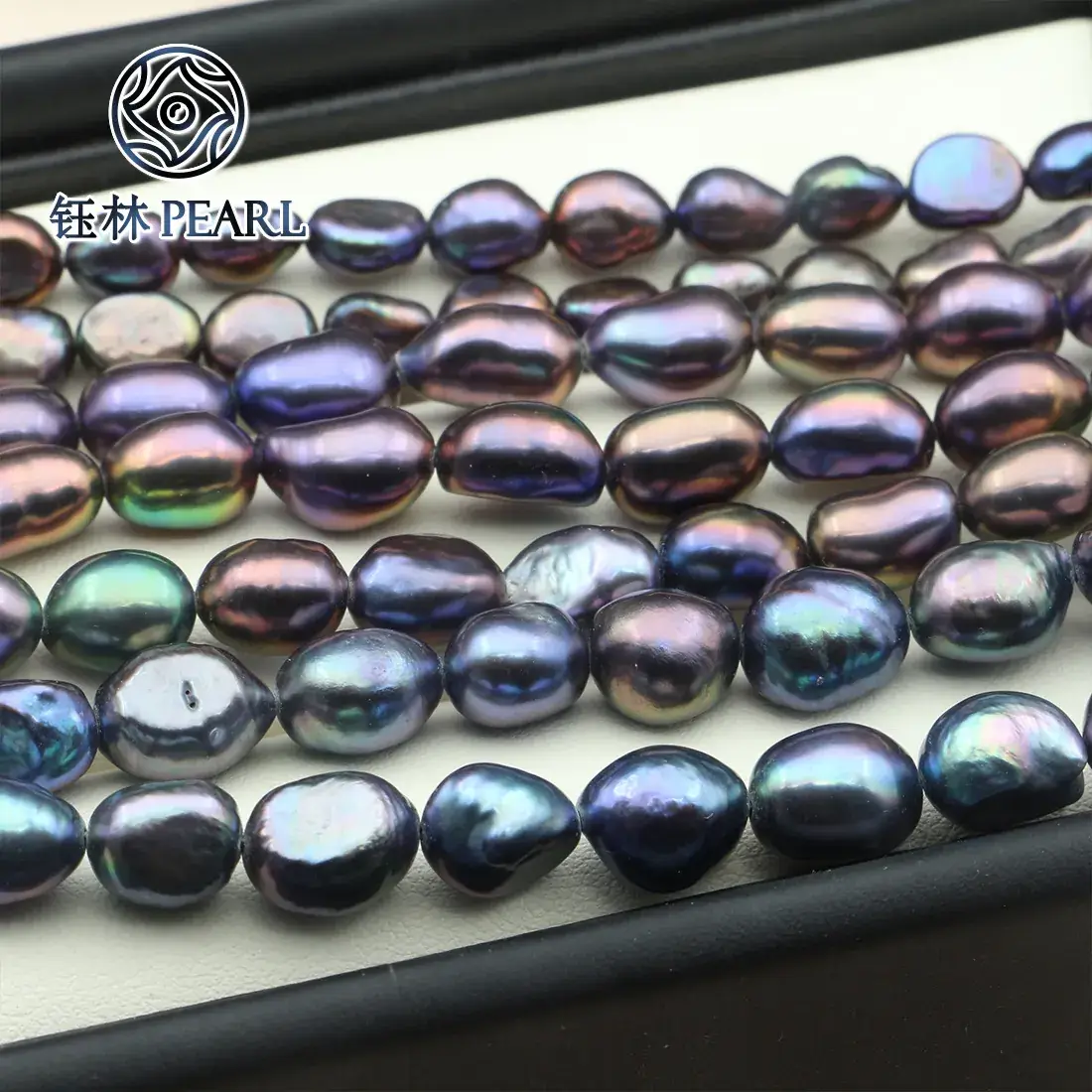 Freshwater Pearl Baroque Necklace with Light Holes - Image 5