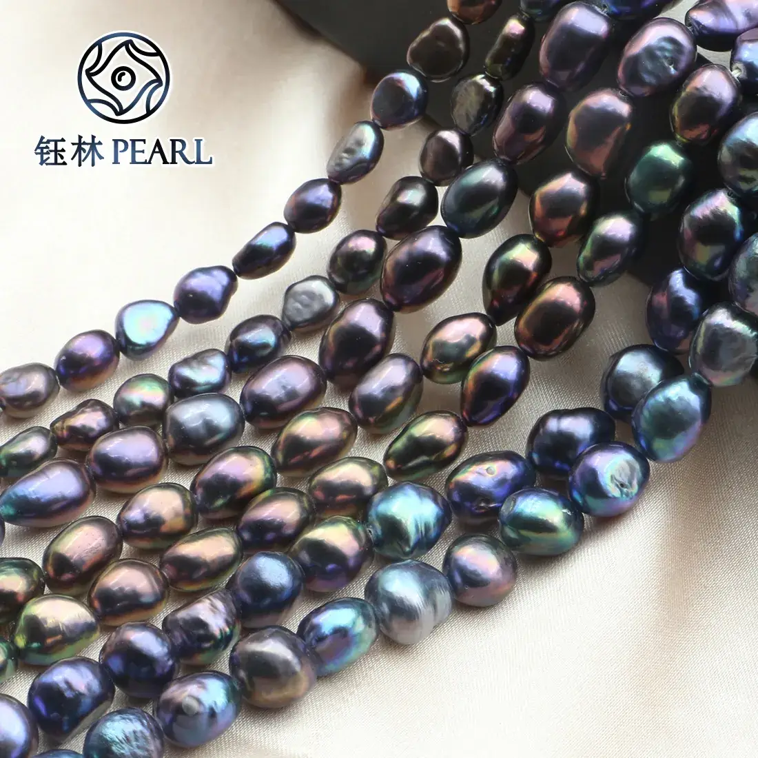 Freshwater Pearl Baroque Necklace with Light Holes - Image 6