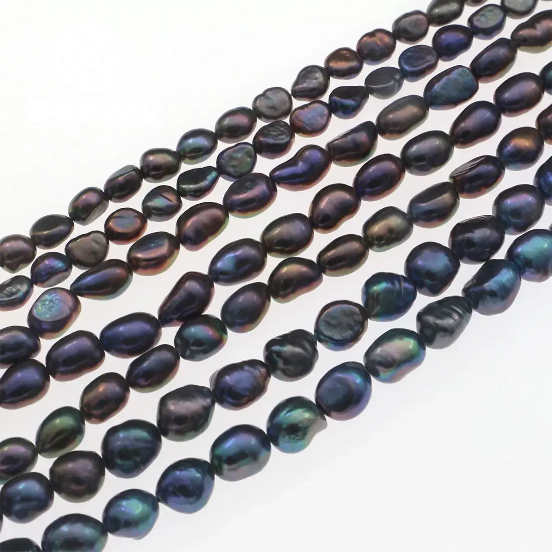 Freshwater Pearl Baroque Necklace with Light Holes - Image 7