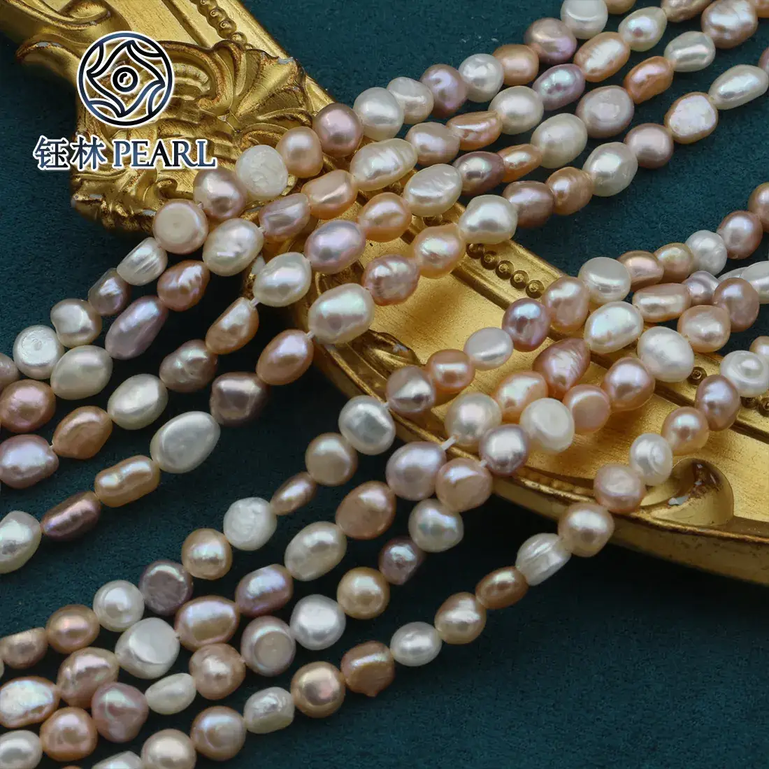 Wholesale 6-7mm Mixed Color Pearl Necklace - Image 3