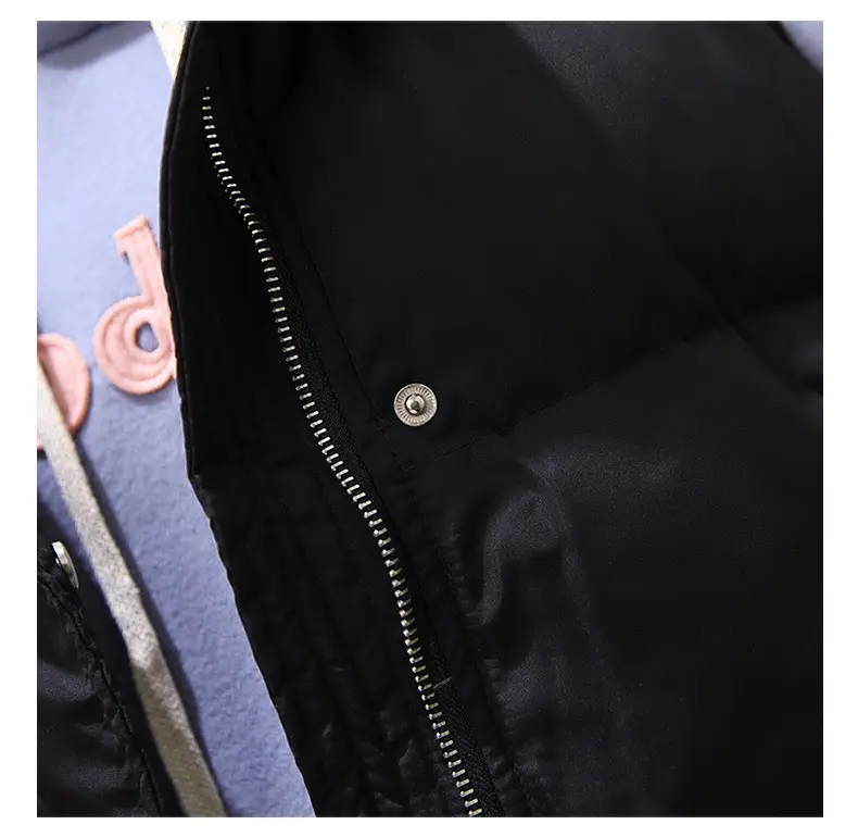 Women Pink Hooded Puffer Vest Coat Autumn Winter — feature 18