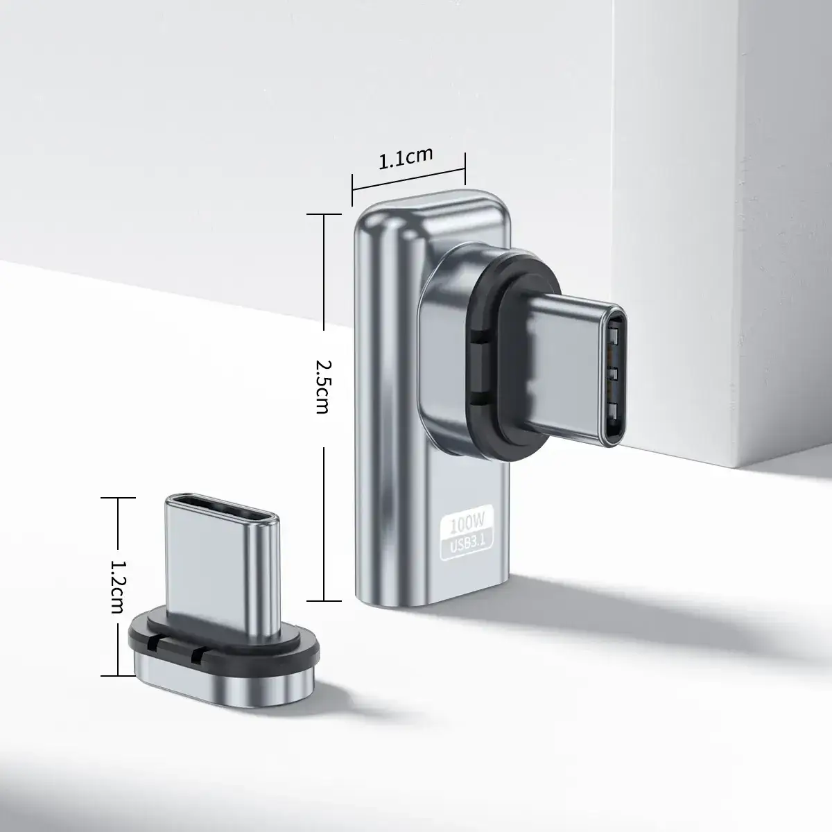 100W elbow (neutral)-Support 8K-Silver
