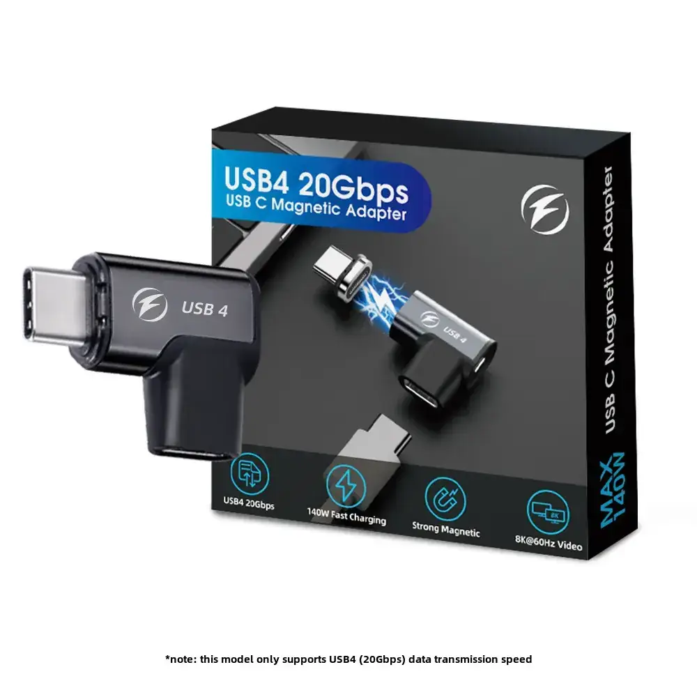 USB C Magnetic Adapter 140W Fast Charging MacBook4K - Image 5