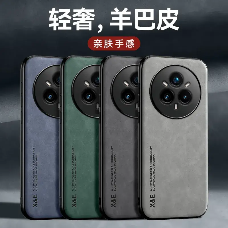 Oppo Realme14 Pro Mobile Phone Case Sheepskin Anti-Fall Magnetic - Image 5