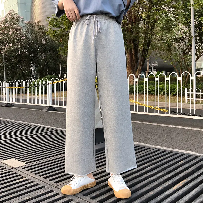 Women Wide-leg Pants 2021 Summer Curl Edge Loose Fit - Image 2