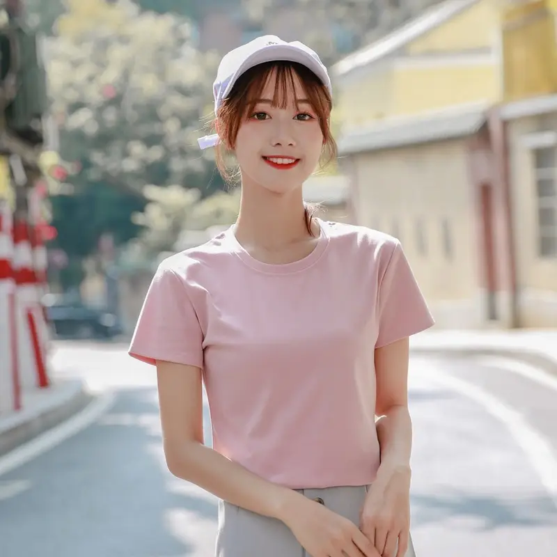 Women Green Navel T-shirt Short Sleeve Summer — feature 5