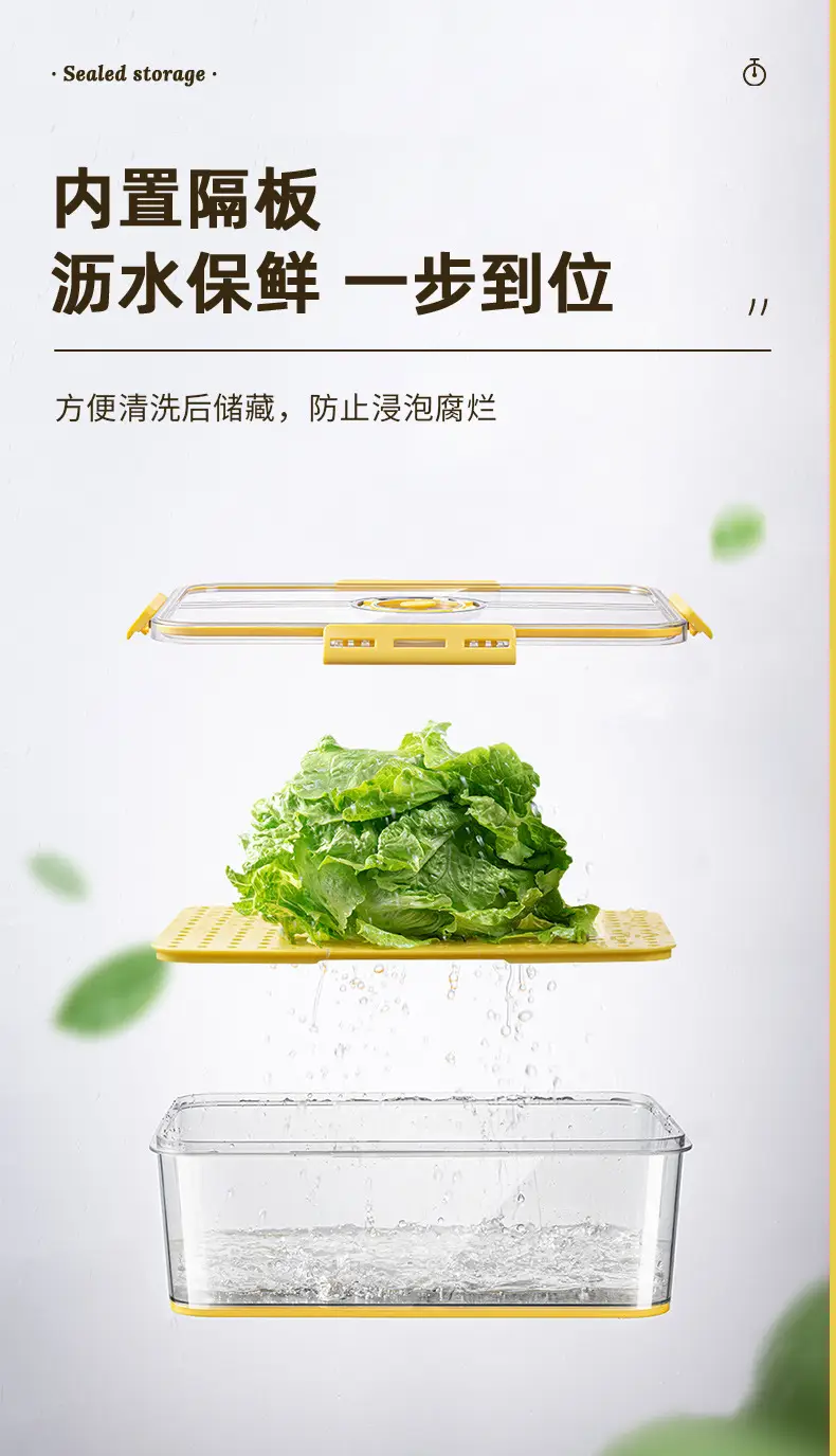 Transparent Stackable Refrigerator Storage Box — feature 10