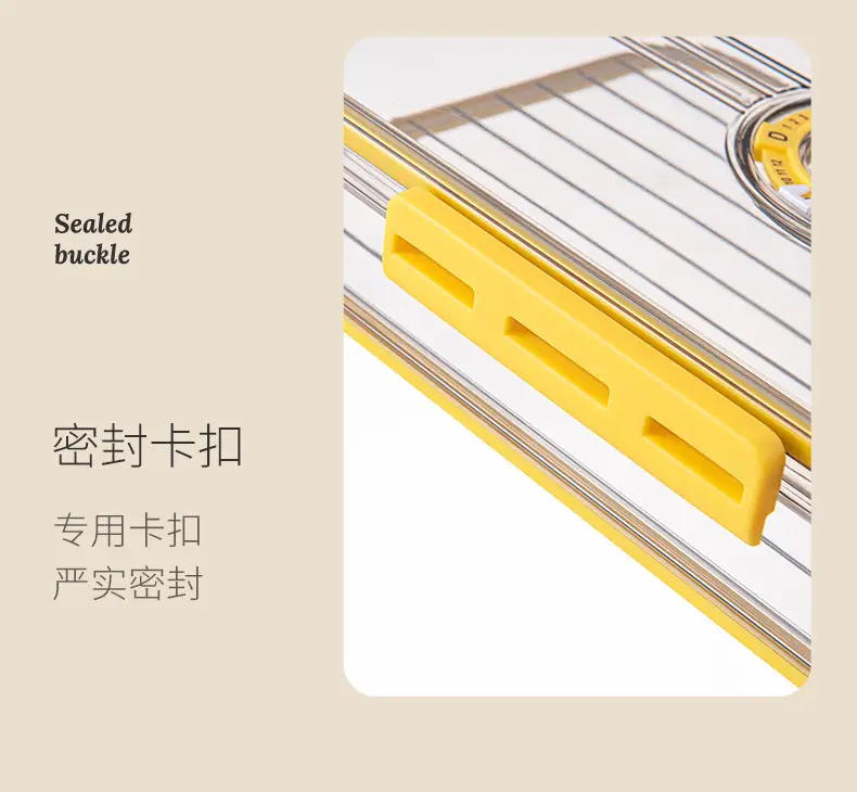 Transparent Stackable Refrigerator Storage Box — feature 18