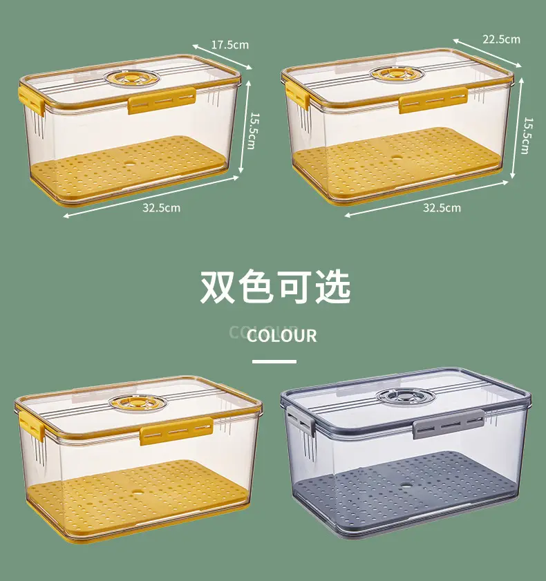 Transparent Stackable Refrigerator Storage Box — feature 4