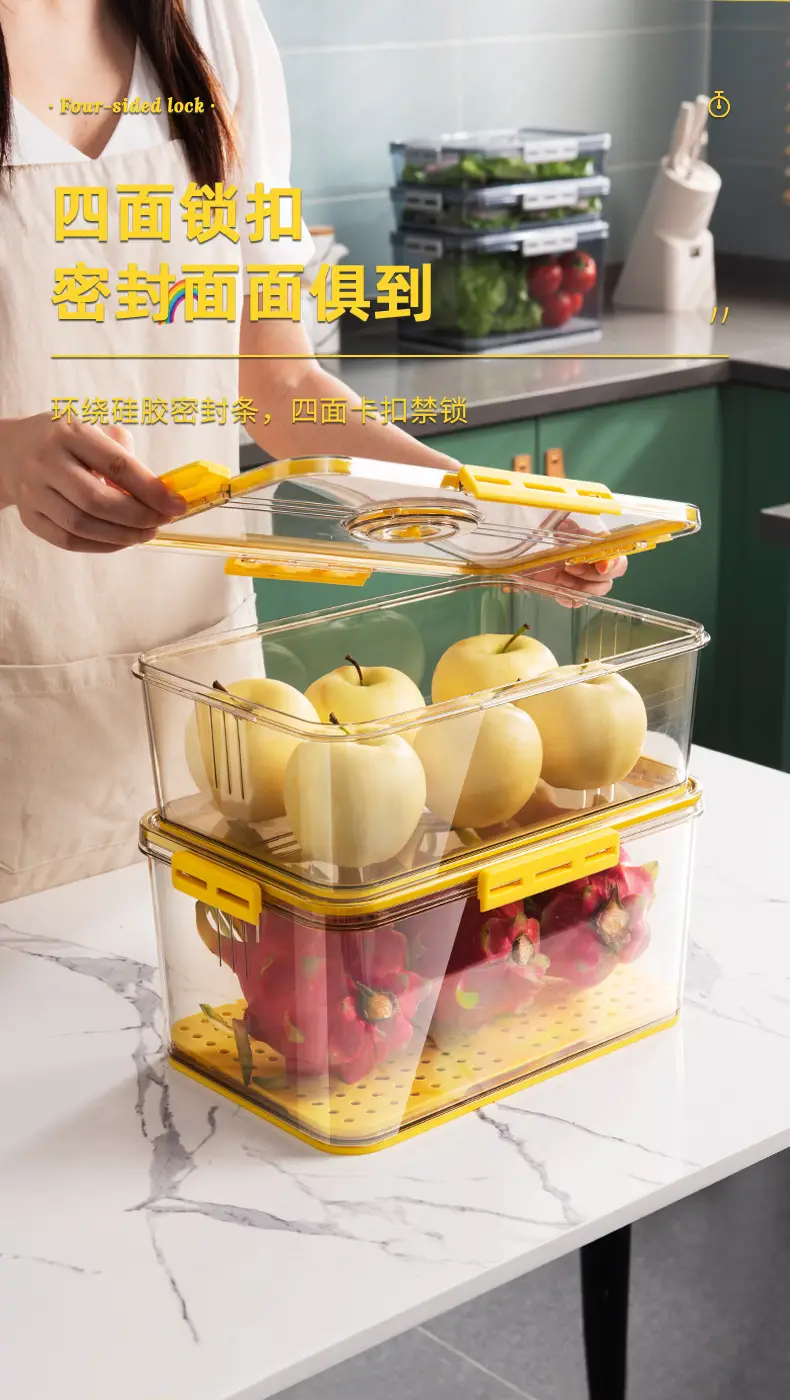Transparent Stackable Refrigerator Storage Box — feature 7