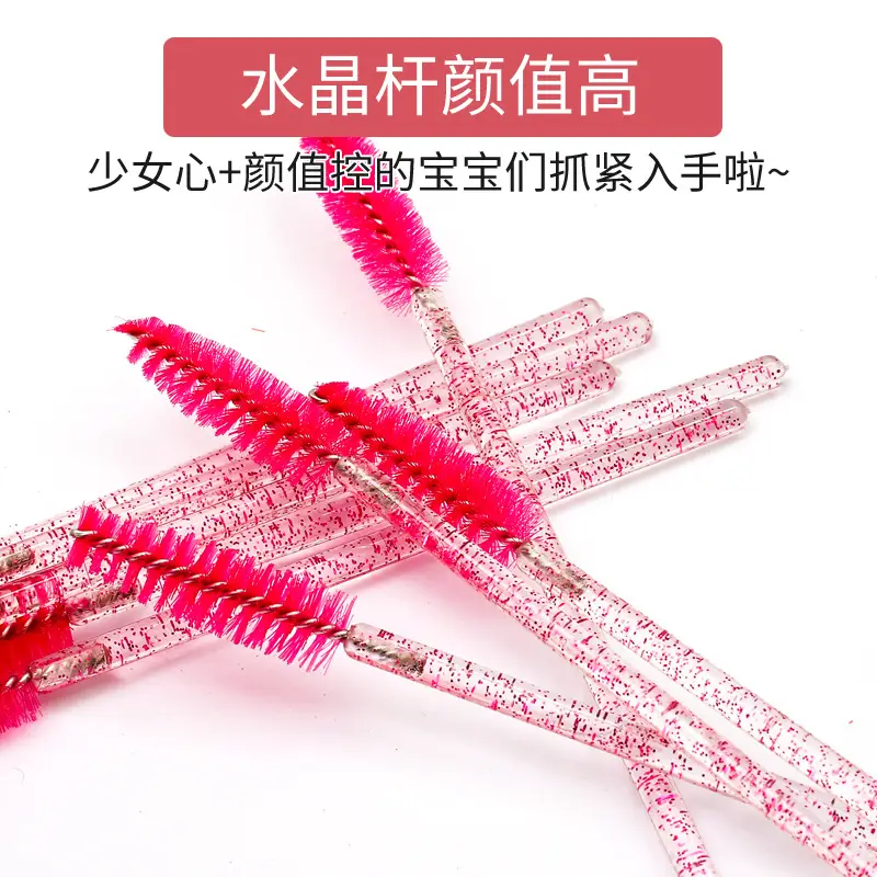 Disposable Crystal Eyelash Brush for Makeup Application - Image 12