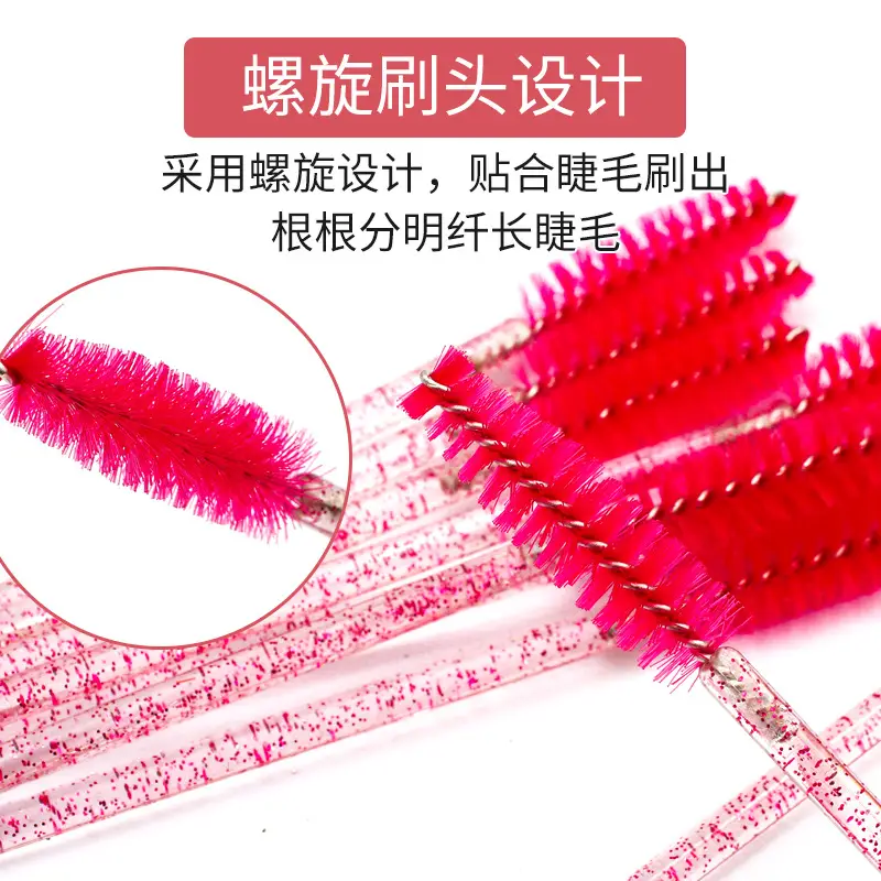 Disposable Crystal Eyelash Brush for Makeup Application - Image 13