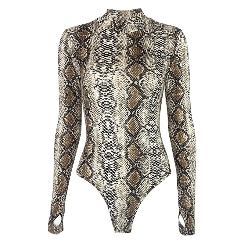 2025 Sexy Snake Printed Long Sleeve Top for Women - Image 6