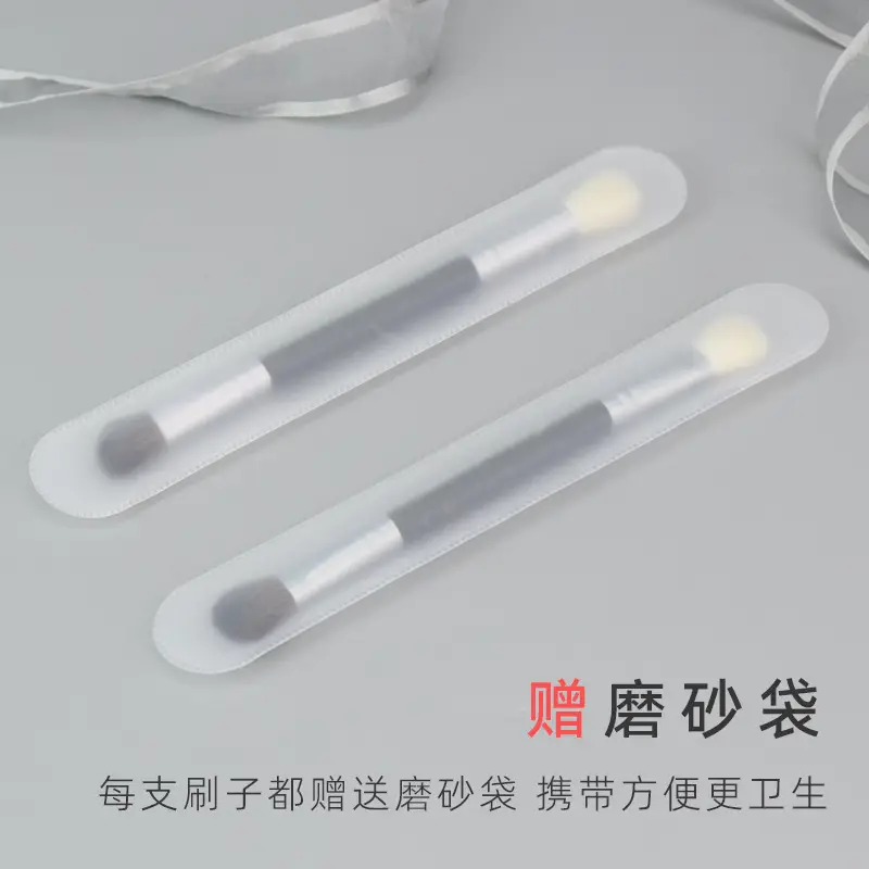 Double-Headed Makeup Brush for Face & Eye Use — feature 3