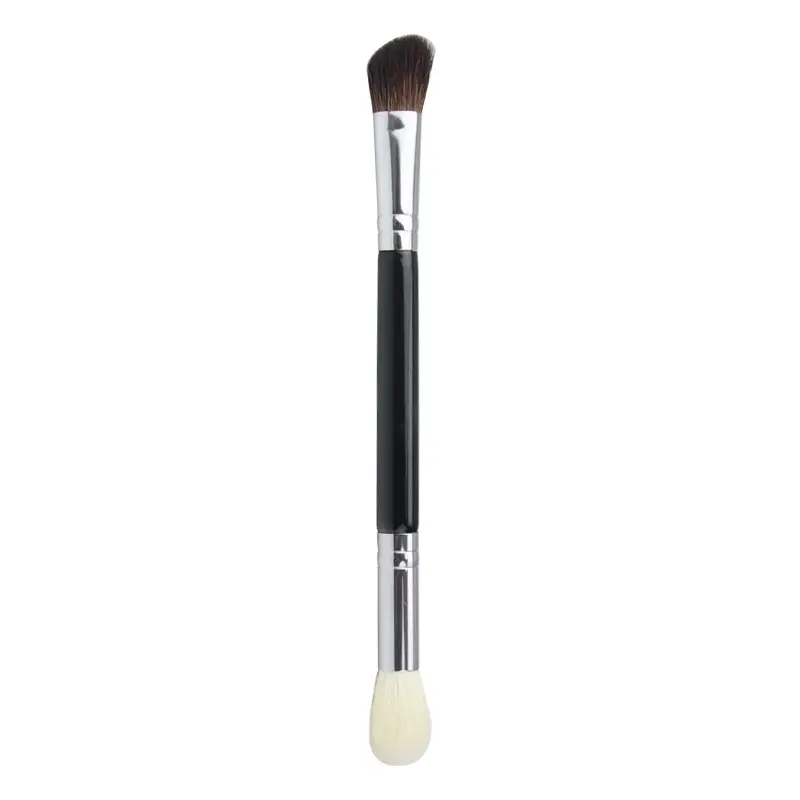 Double-Headed Makeup Brush for Face & Eye Use