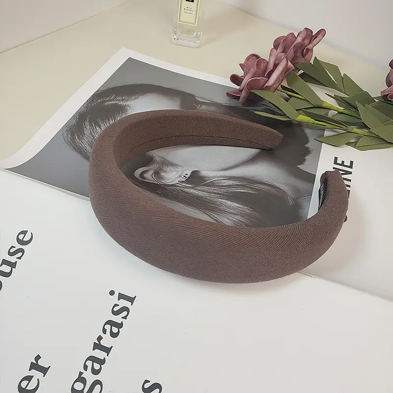 Korean Style Wide Brim Sponge Hair Hoop for Women - Image 9
