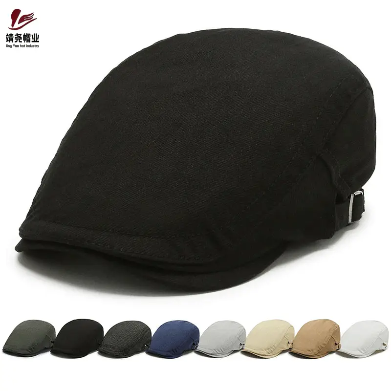 Men's White Peaked Cap Autumn Winter Outdoor Personal