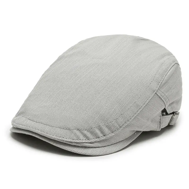 Men's White Peaked Cap Autumn Winter Outdoor Personal