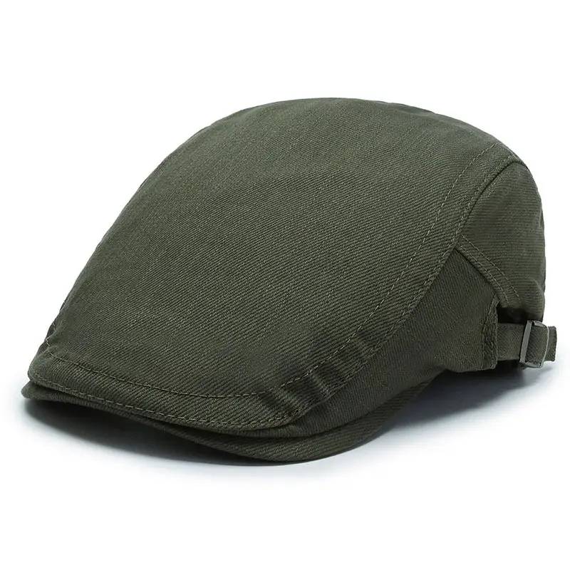 Men's White Peaked Cap Autumn Winter Outdoor Personal