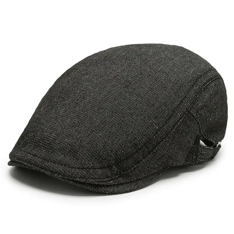 Men's White Peaked Cap Autumn Winter Outdoor Personal