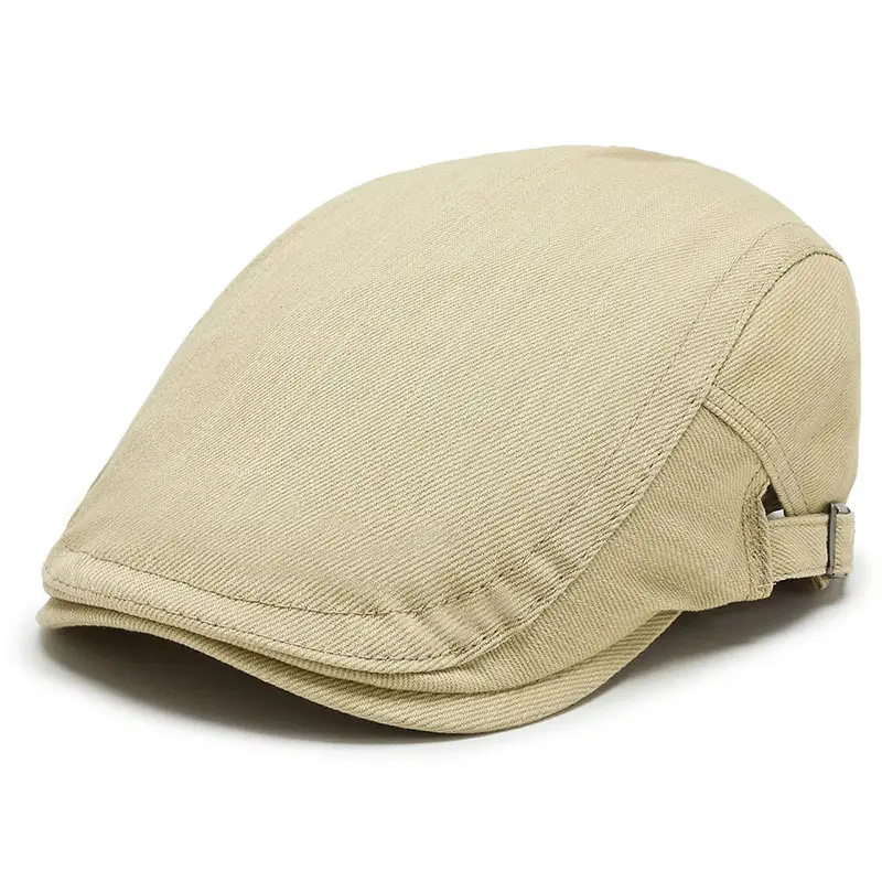 Men's White Peaked Cap Autumn Winter Outdoor Personal