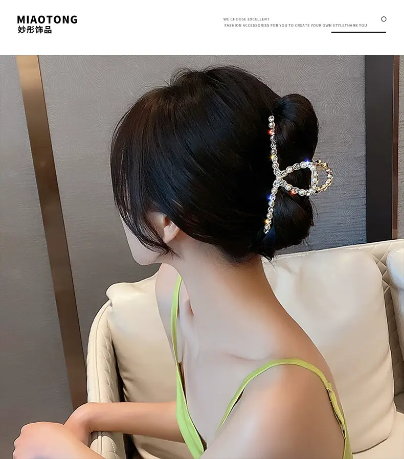 Pearl Hairpin Clip for Women Back of Head Grab — feature 6