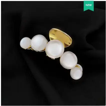 Pearl Hairpin Clip for Women Back of Head Grab - Image 10