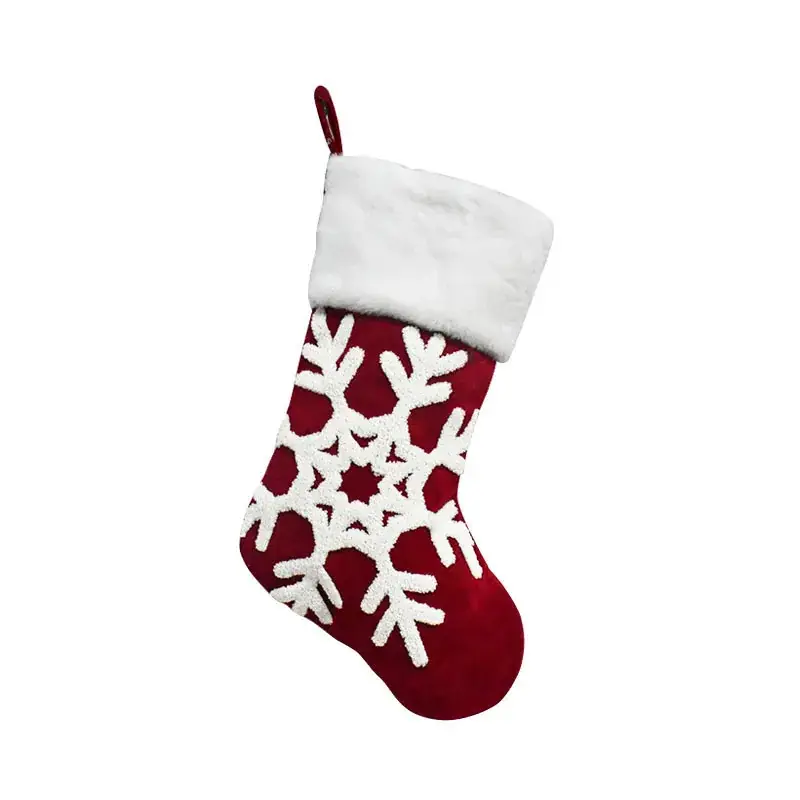 New Embroidered Deer Christmas Socks Gift Bag - Image 2