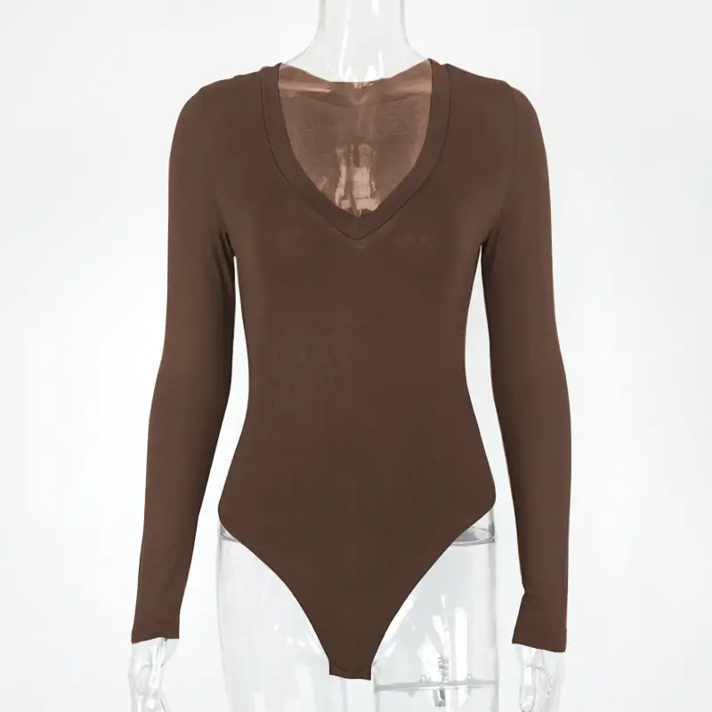 2025 Winter Long Sleeve V Neck Ins Women's Top - Image 3