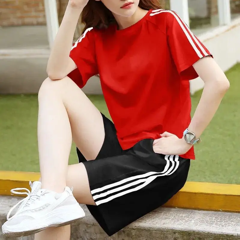 Women White Adidas Track Shorts Set Large - Image 11
