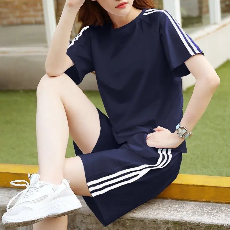 Women White Adidas Track Shorts Set Large - Image 12